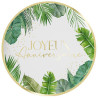 Assiette tropical anniversaire