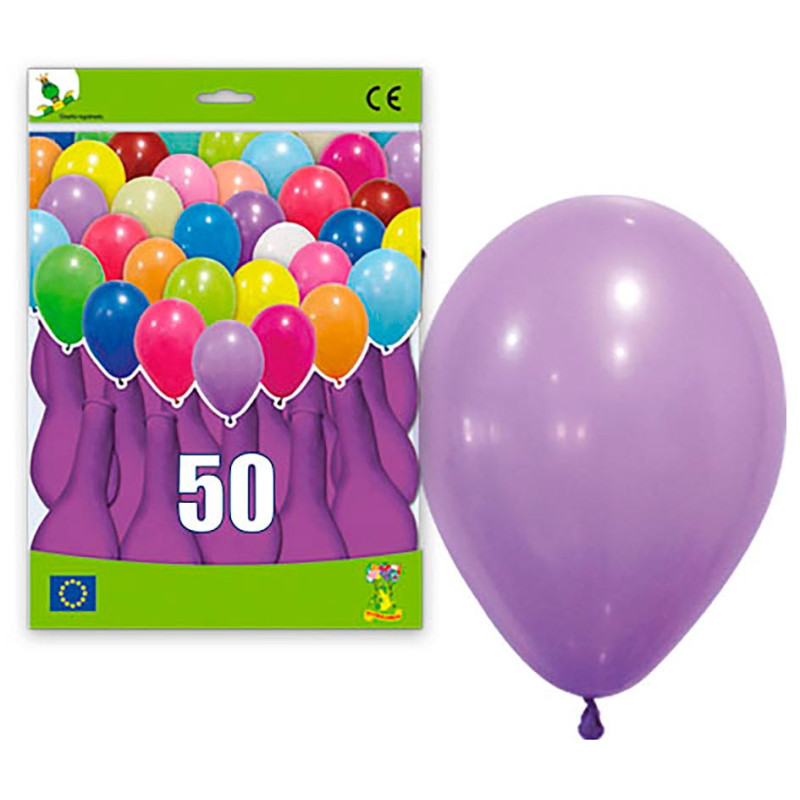Ballon mauve paquet de 50