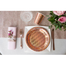 Assiette en carton blanche