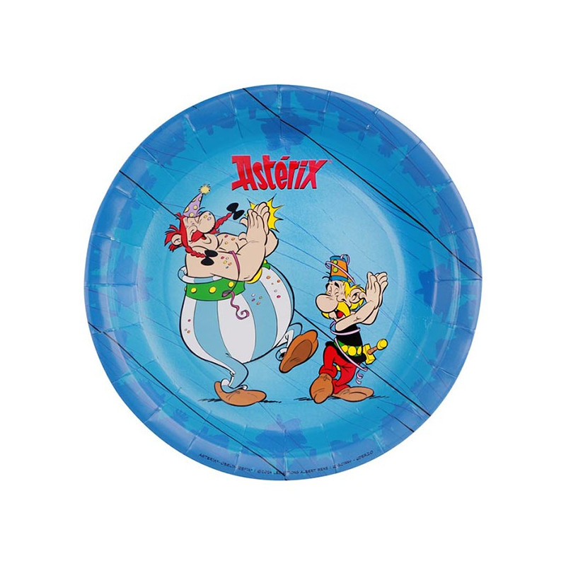 Assiettes d'anniversaire Astérix et Obélix Assiettes d'anniversaire Astérix et Obélix