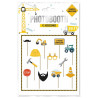 Photobooth anniversaire thème engins de chantier
