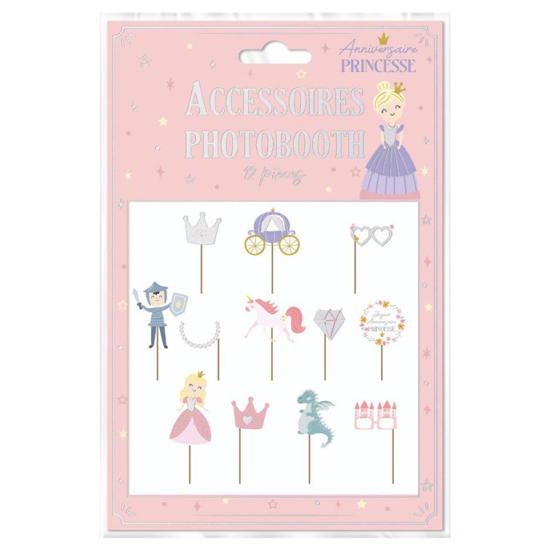 Photobooth anniversaire thème princesse