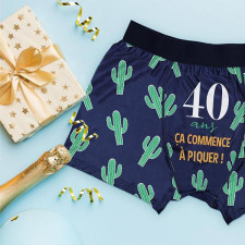 Cadeau anniversaire 40 ans homme marrant boxer Cadeau anniversaire 40 ans homme marrant boxer