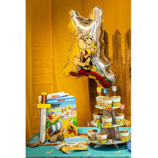 Déco anniversaire avec ballon Astérix