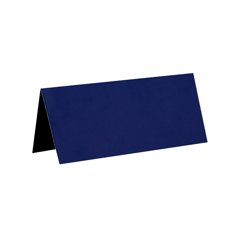 Marque-place bleu marine en carton Marque-place bleu marine en carton