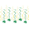 Spirales à suspendre Saint-Patrick pour décoration Spirales à suspendre Saint-Patrick pour décoration