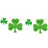Trèfles verts Saint-Patrick de guirlande pour décoration