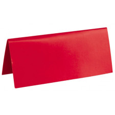 Marque-place rouge en carton