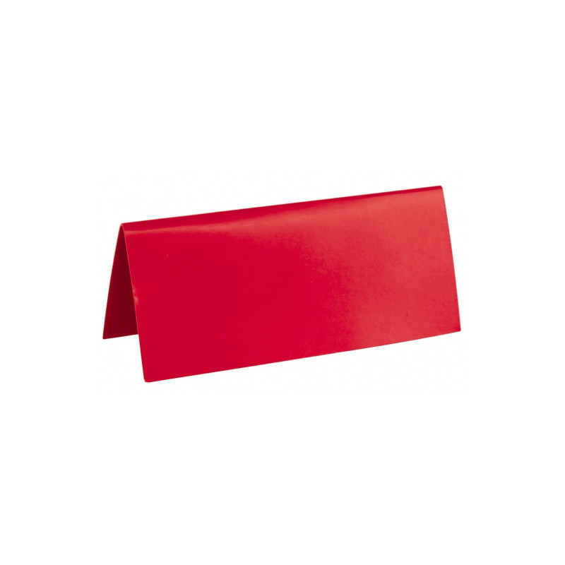 Marque-place rouge en carton Marque-place rouge en carton