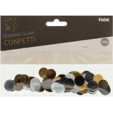 Confettis de table chics en carton