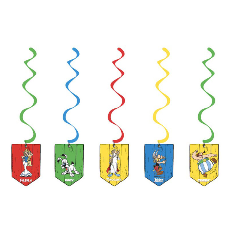 Suspensions spirales Astérix et Obélix