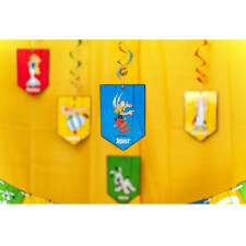 Décorations anniversaires à accrocher Astérix et Obélix