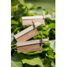 Marque-places kraft mariage