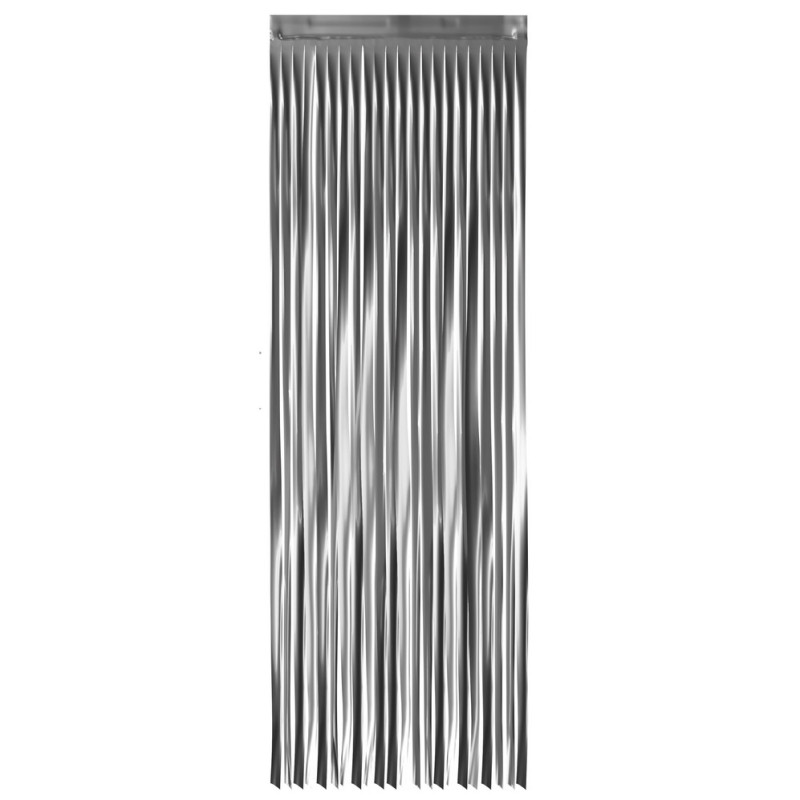 Rideau à franges argent