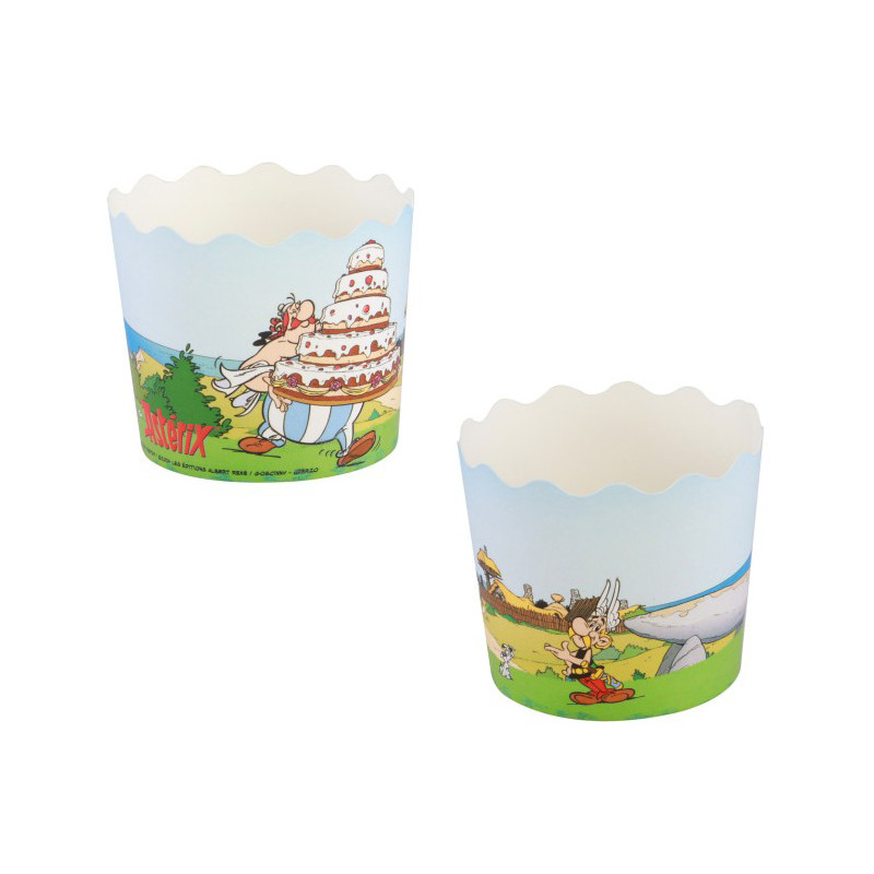 Moules à cupcakes Astérix et Obélix