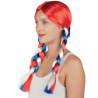 Perruque de supporter France Femme