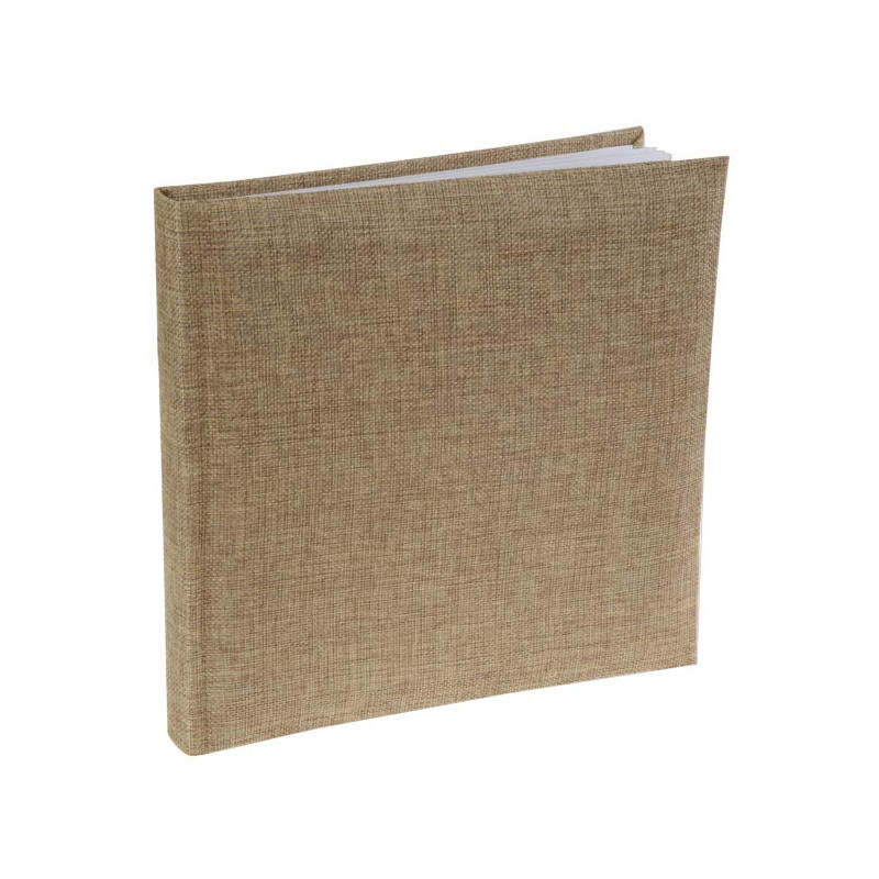 Livre d'or toile de jute