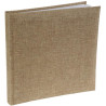 Livre d'or toile de jute