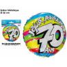 Ballon 70 ans anniversaire helium