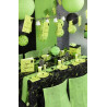 Nappe noire et verte pour anniversaire