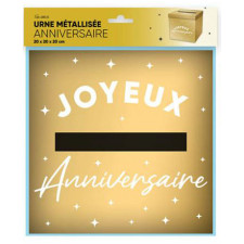 Cagnotte anniversaire dorée