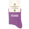 Paire de chaussettes fêtarde à paillettes