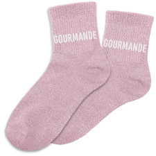 Chaussettes paillettes gourmande