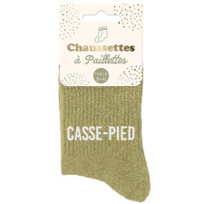 Paire de chaussettes casse-pied à paillettes