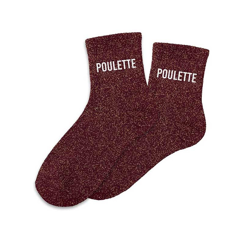Chaussettes paillettes poulette Chaussettes paillettes poulette