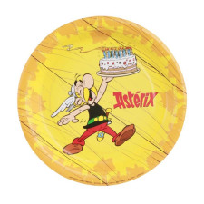 Assiette Astérix et Obélix pour goûter d'anniversaire