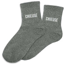 Chaussettes paillettes chieuse