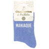 Paire de chaussettes maniaque à paillettes