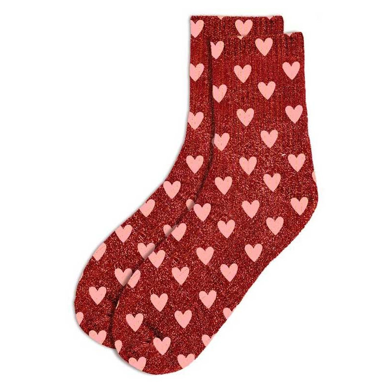 Chaussettes paillettes coeur Chaussettes paillettes coeur