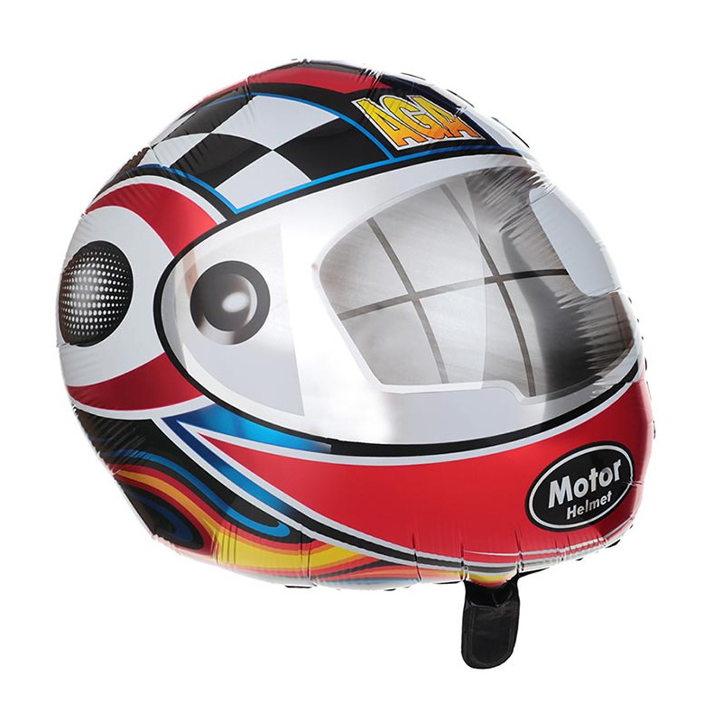 Ballon casque de course formule 1 en alu Ballon casque de course formule 1 en alu