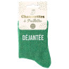 Paire de chaussettes déjantée à paillettes