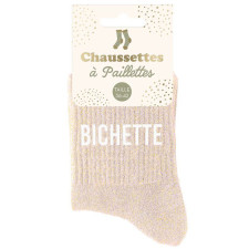 Paire de chaussettes bichette à paillettes