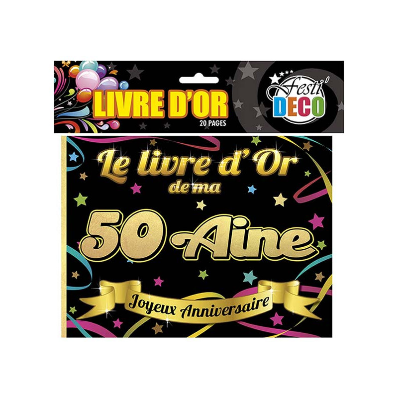 Livre d'or 50 ans anniversaire Livre d'or 50 ans anniversaire