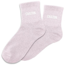 Chaussettes à paillettes chaton