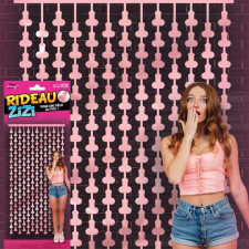 Rideau à franges zizi pour décoration EVJF