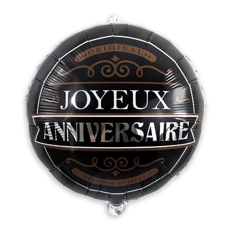 Ballon anniversaire homme