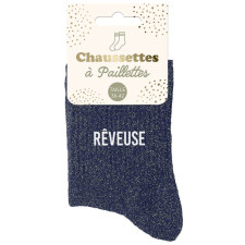 Paire de chaussettes rêveuse à paillettes Paire de chaussettes rêveuse à paillettes