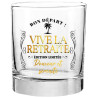 Verre à whisky vive la retraite