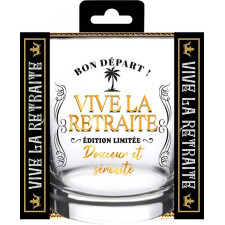 Cadeau départ en retraite verre à whisky