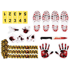 Déco Halloween scène de crime