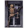 Déco vitre Halloween squelette Déco vitre Halloween squelette