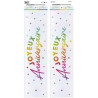 Banderoles d'anniversaire arc-en-ciel