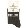 Paire de chaussettes pipelette à paillettes