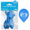 Ballon bleu anniversaire Ballon bleu anniversaire
