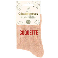 Paire de chaussettes coquette à paillettes Paire de chaussettes coquette à paillettes
