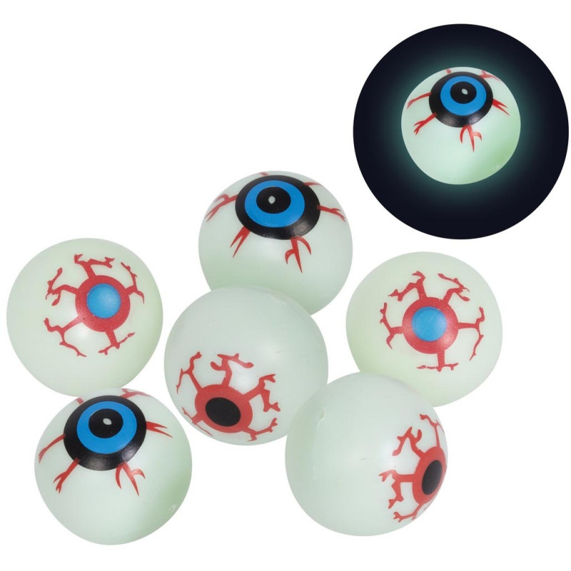 Faux yeux Halloween phosphorescents